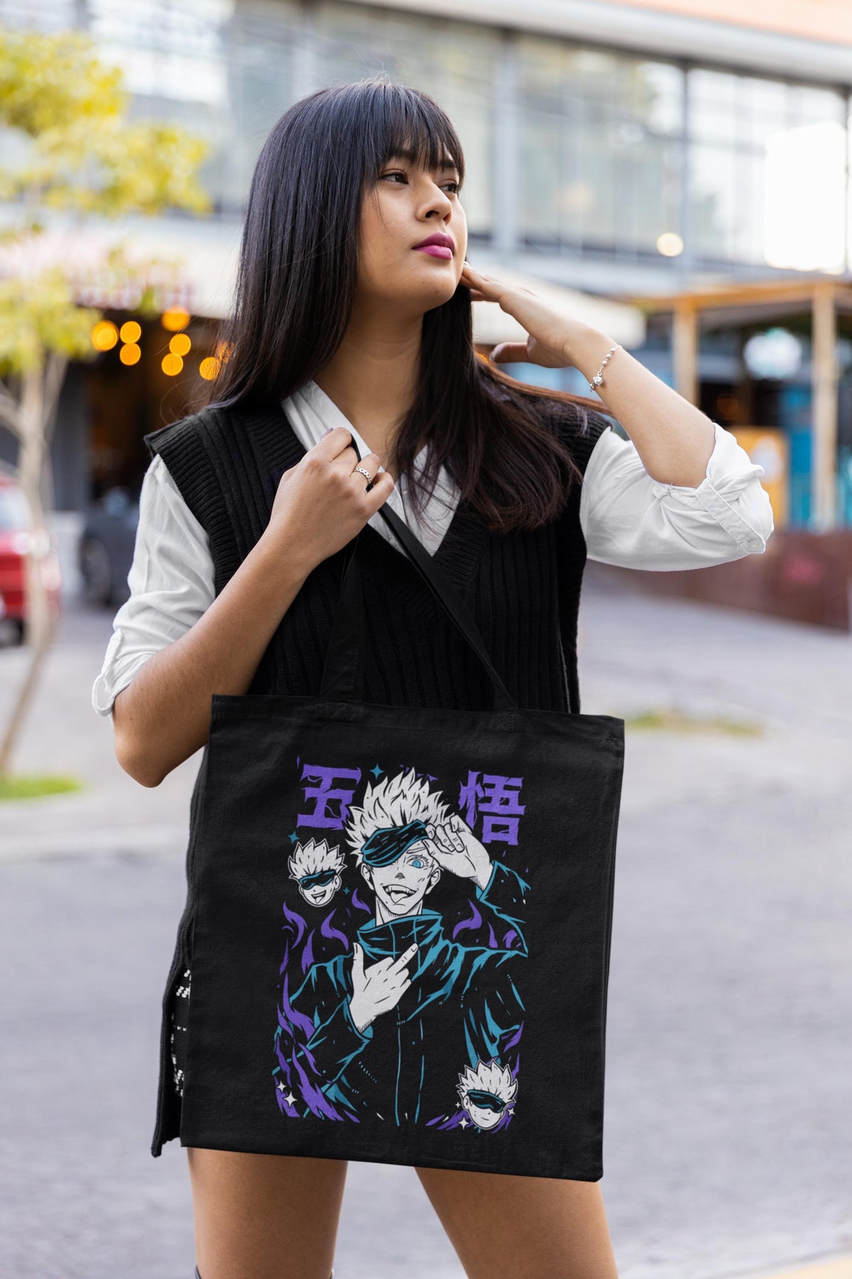 Nysekai "Gojo X Six Eyes - Jujutsu Kaisen" Tote Bag