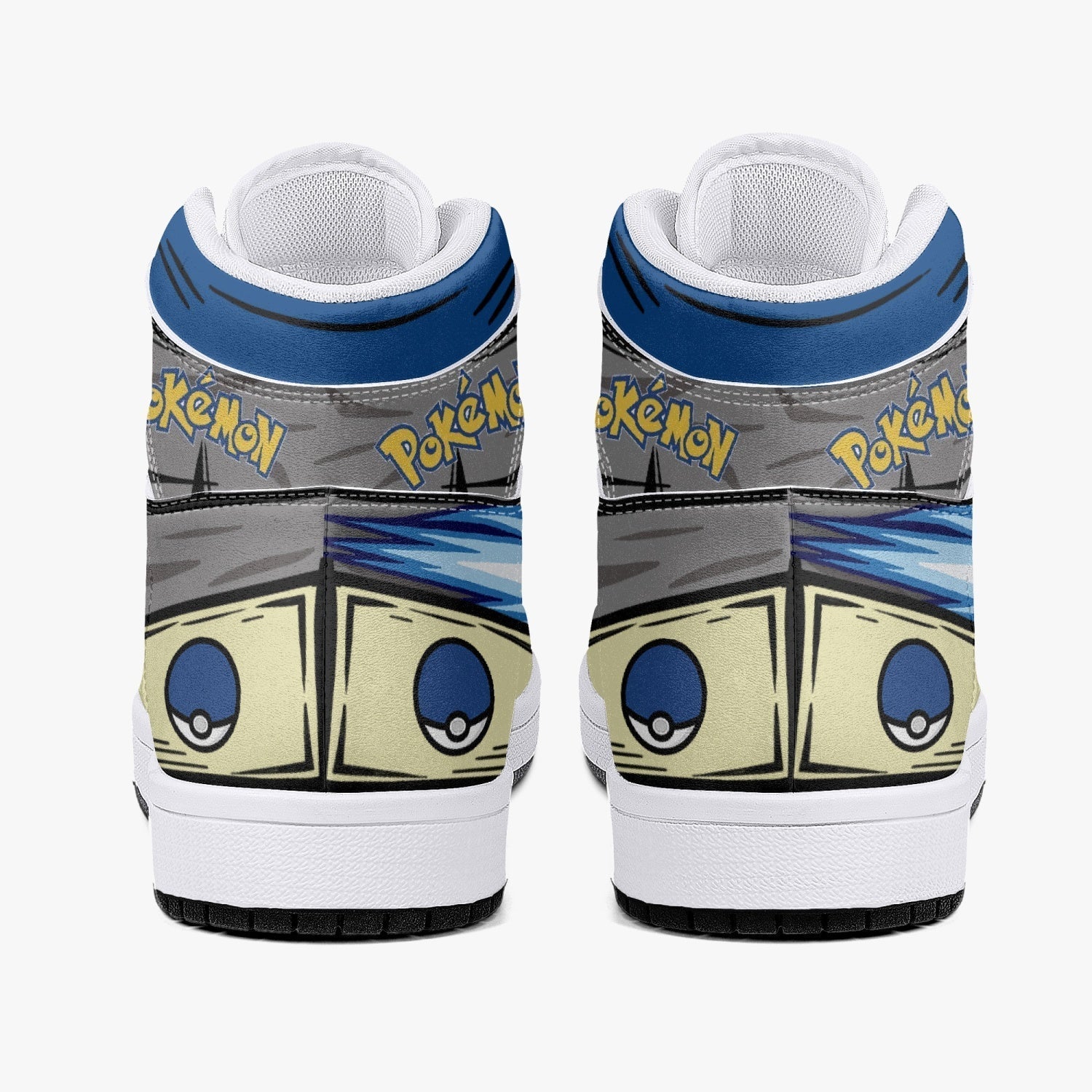 Lucario Pokemon Mid 1 Basketball Shoes