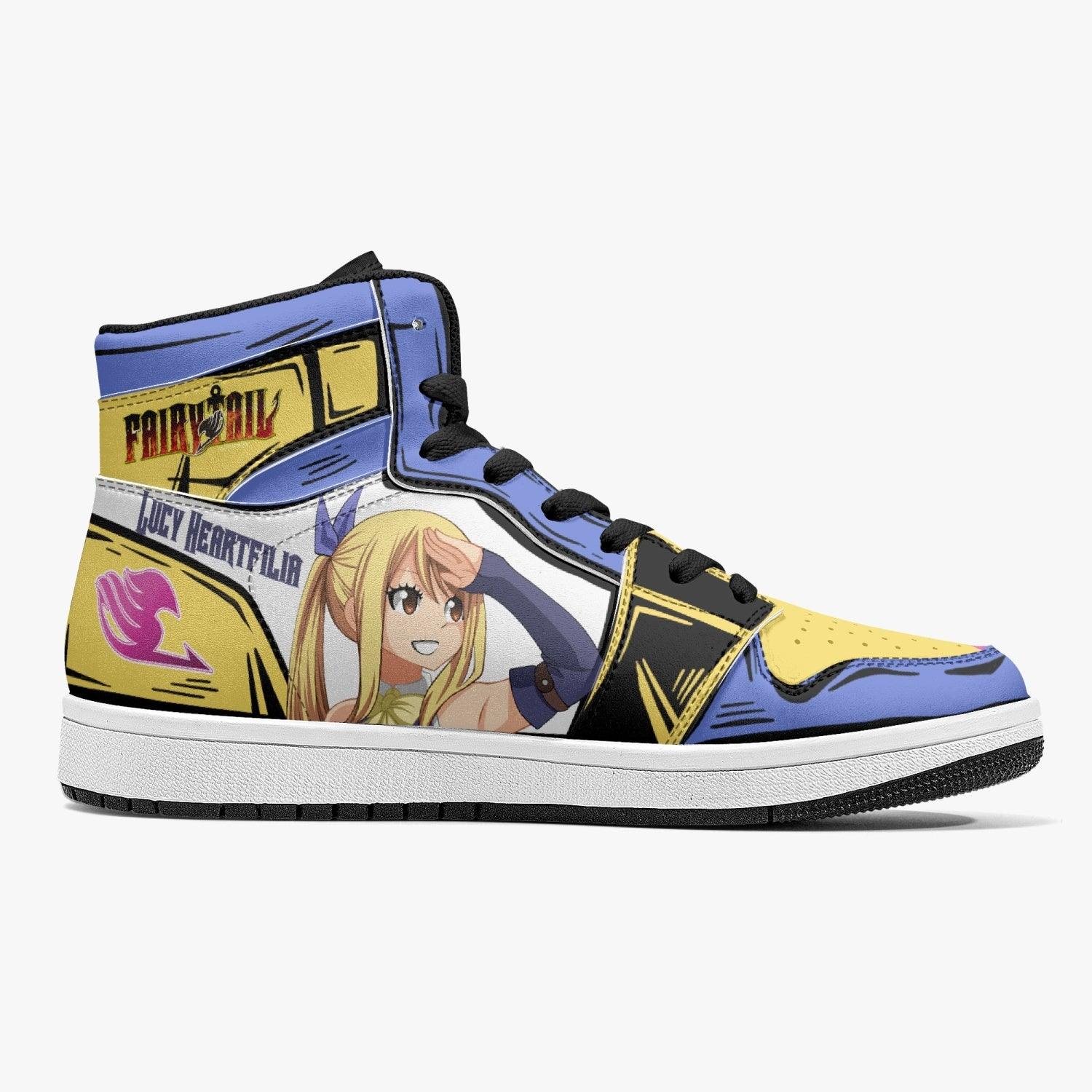 Lucy Heartfilia Fairy Tail Mid 1 Basketball Shoes for Kids