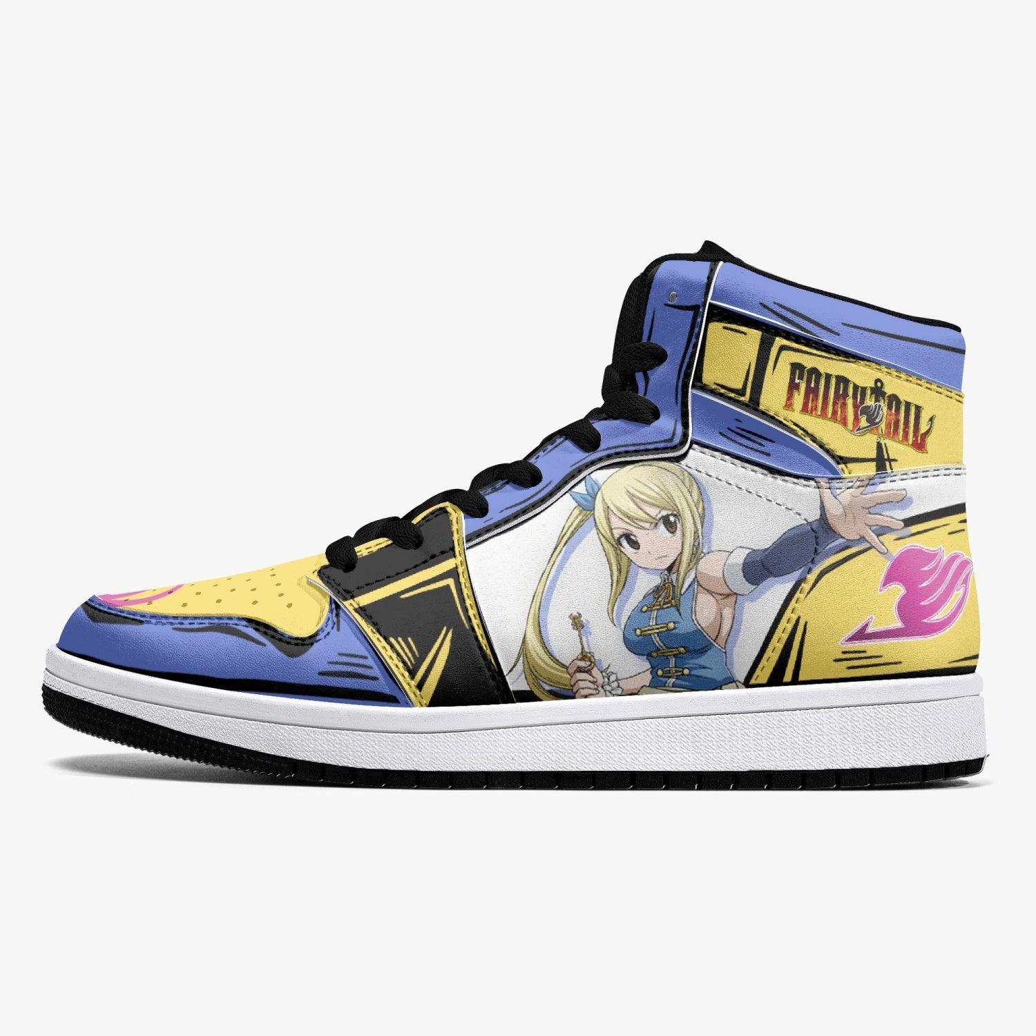 Lucy Heartfilia Fairy Tail Mid 1 Basketball Shoes for Kids