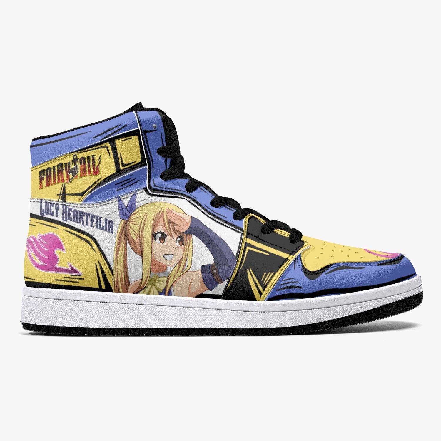 Lucy Heartfilia Fairy Tail Mid 1 Basketball Shoes for Kids