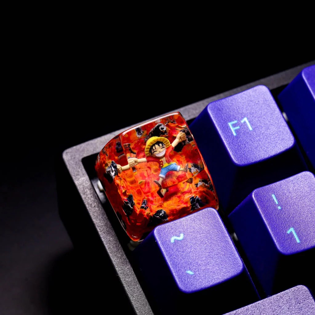 Luffy One Piece keycap - Hirosart