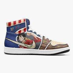 Luffy One Piece Mid 1 Basketball Shoes