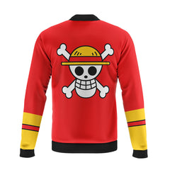 Luffy Straw Hat One Piece Casual Bomber Jacket