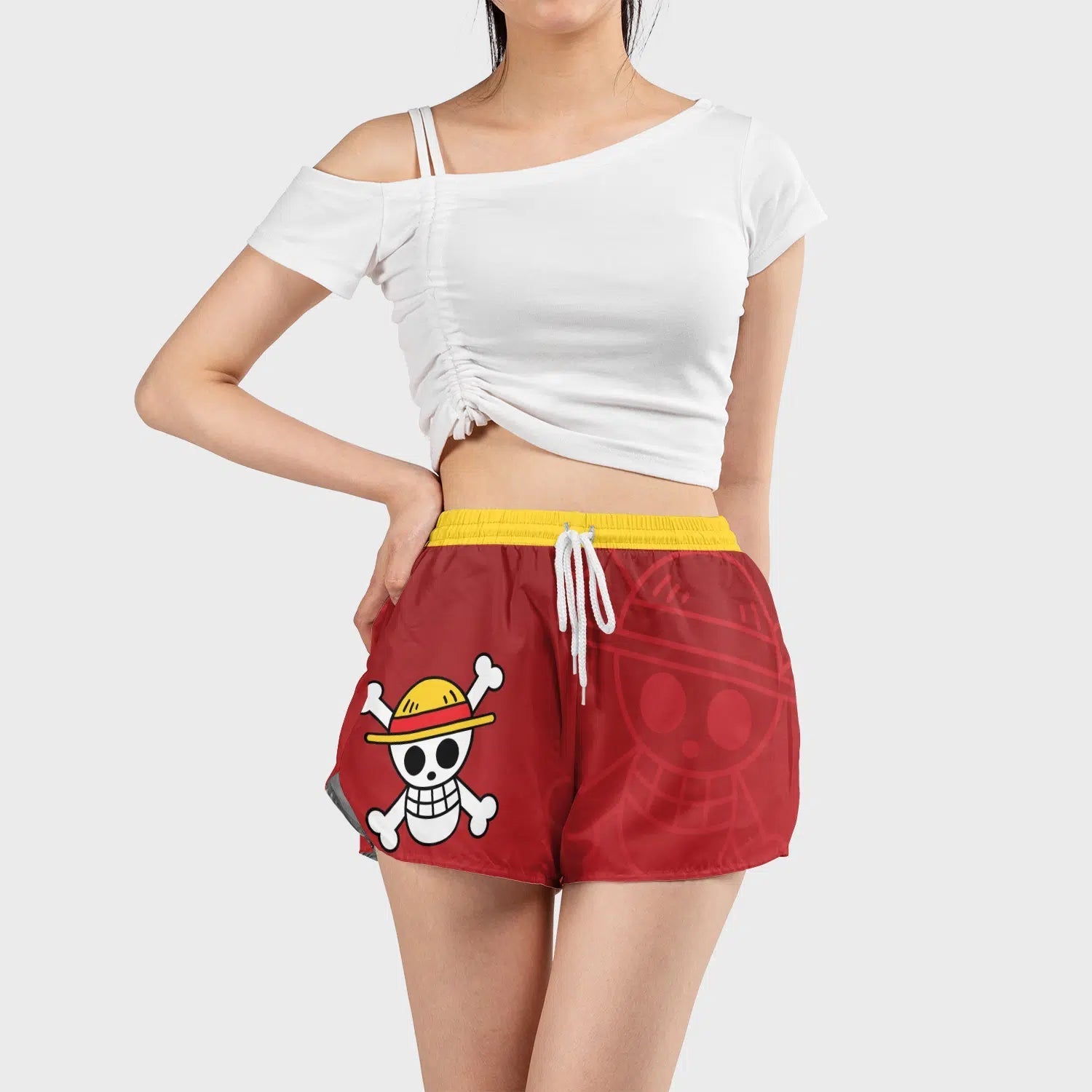 Luffy Straw Hat One Piece Women Board Shorts