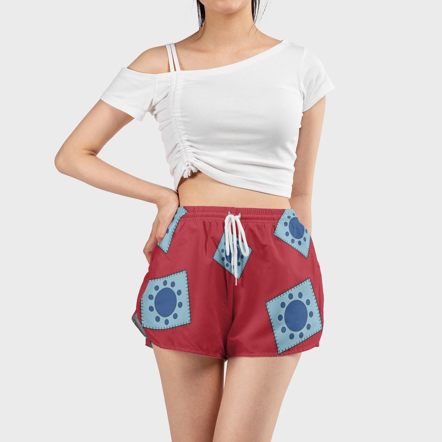 Luffy Wano One Piece Women Board Shorts