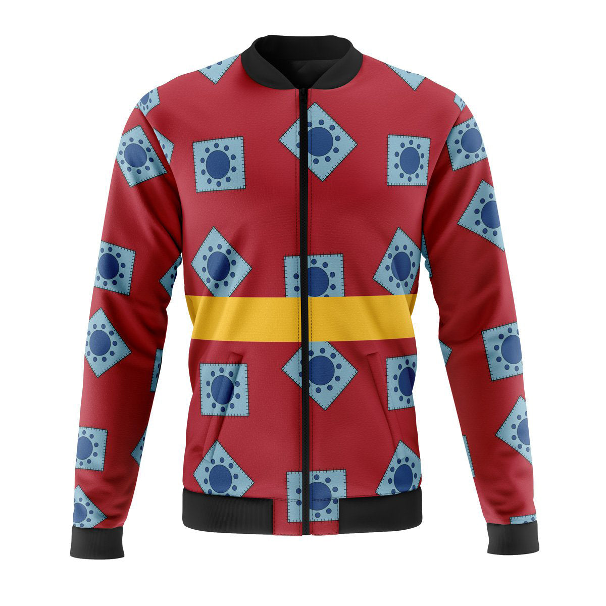 Luffy Wano Pattern" Casual Bomber Jacket