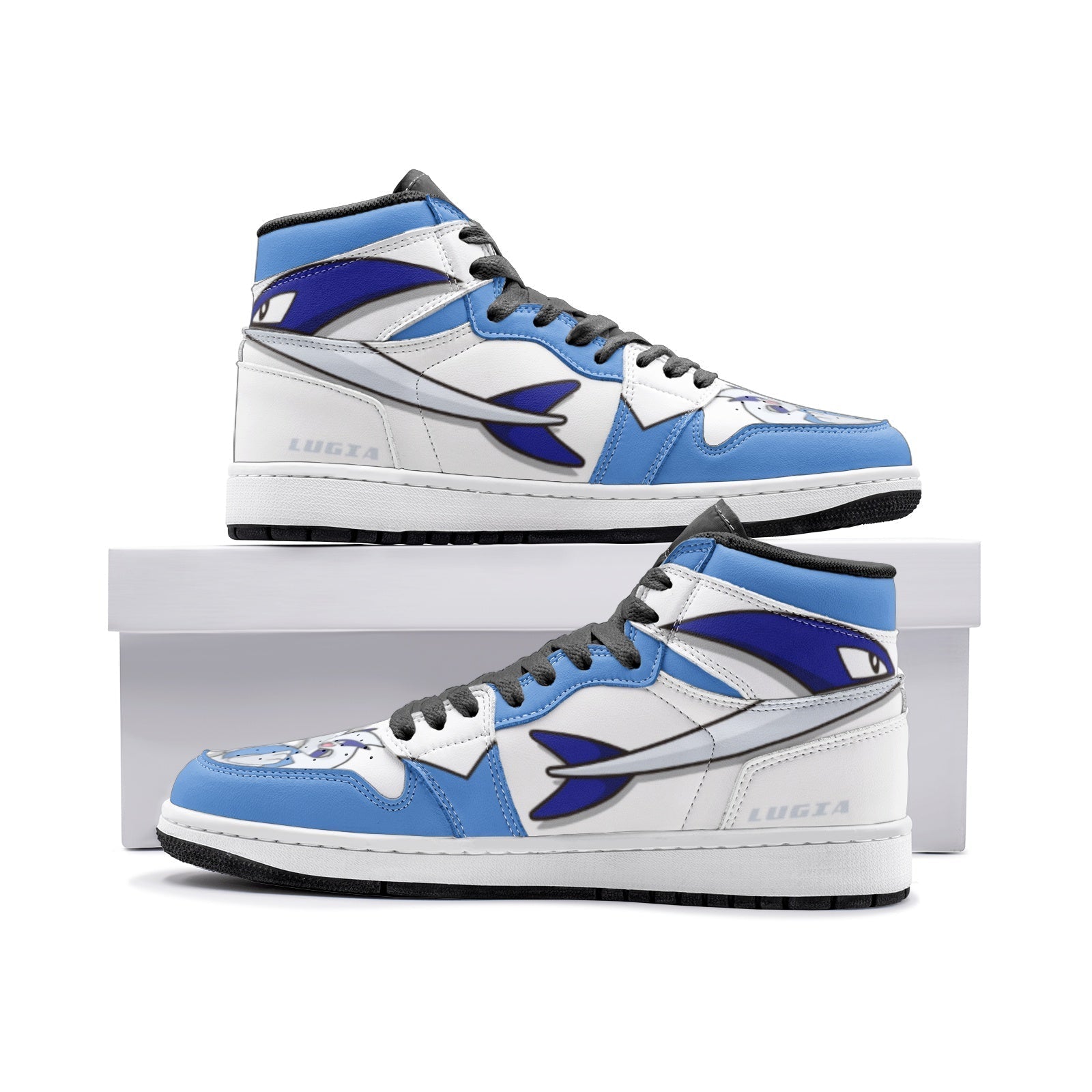 Lugia Pokemon Mid 1" Basketball Shoes