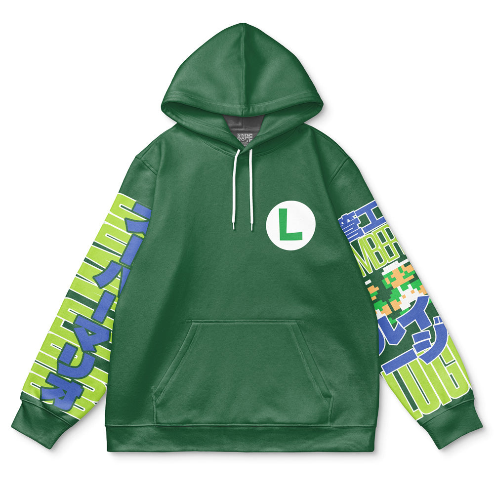 Luigi Mario Bros Streetwear Hoodie
