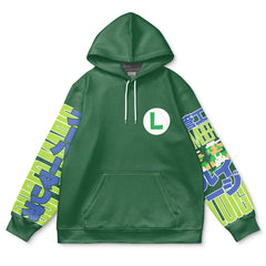 Luigi Mario Bros Streetwear Hoodie