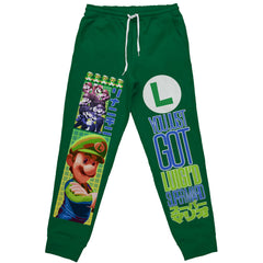 Luigi Mario Bros Streetwear Sweatpants
