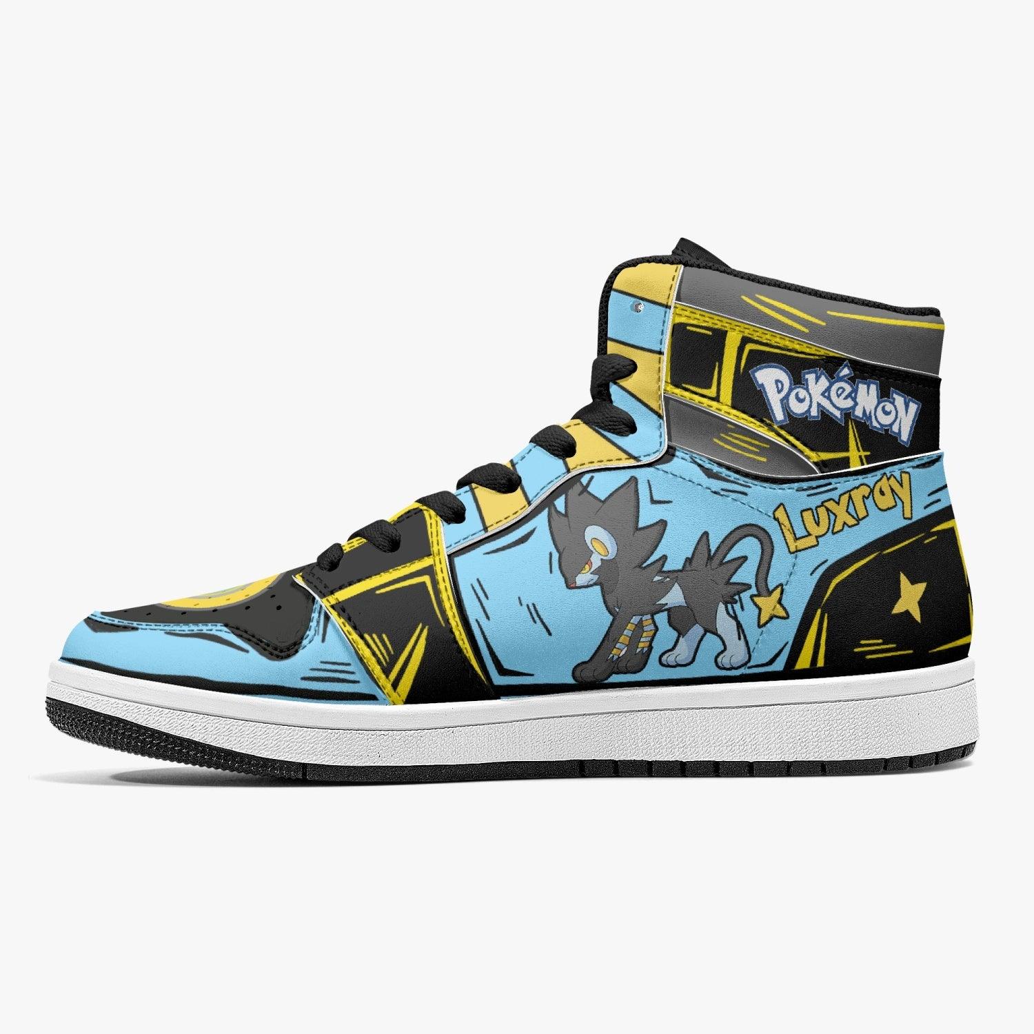 Luxray Pokemon Mid 1 Basketball Shoes