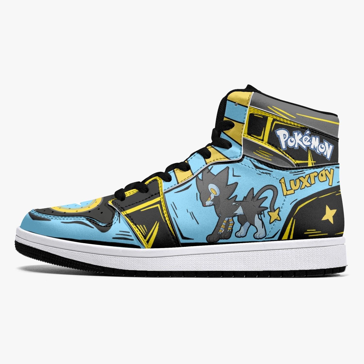 Luxray Pokemon Mid 1 Basketball Shoes