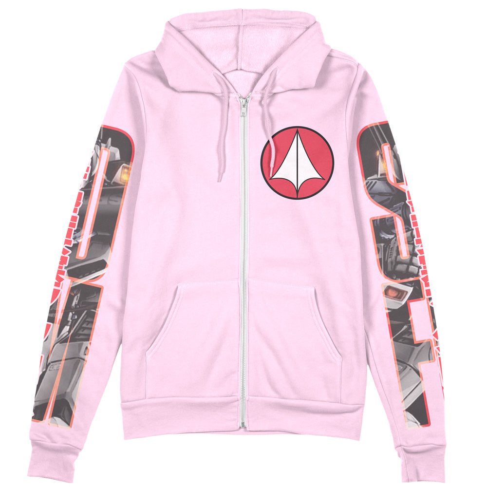 Super Dimension Fortress Macross Streetwear Zip Hoodie Jacket
