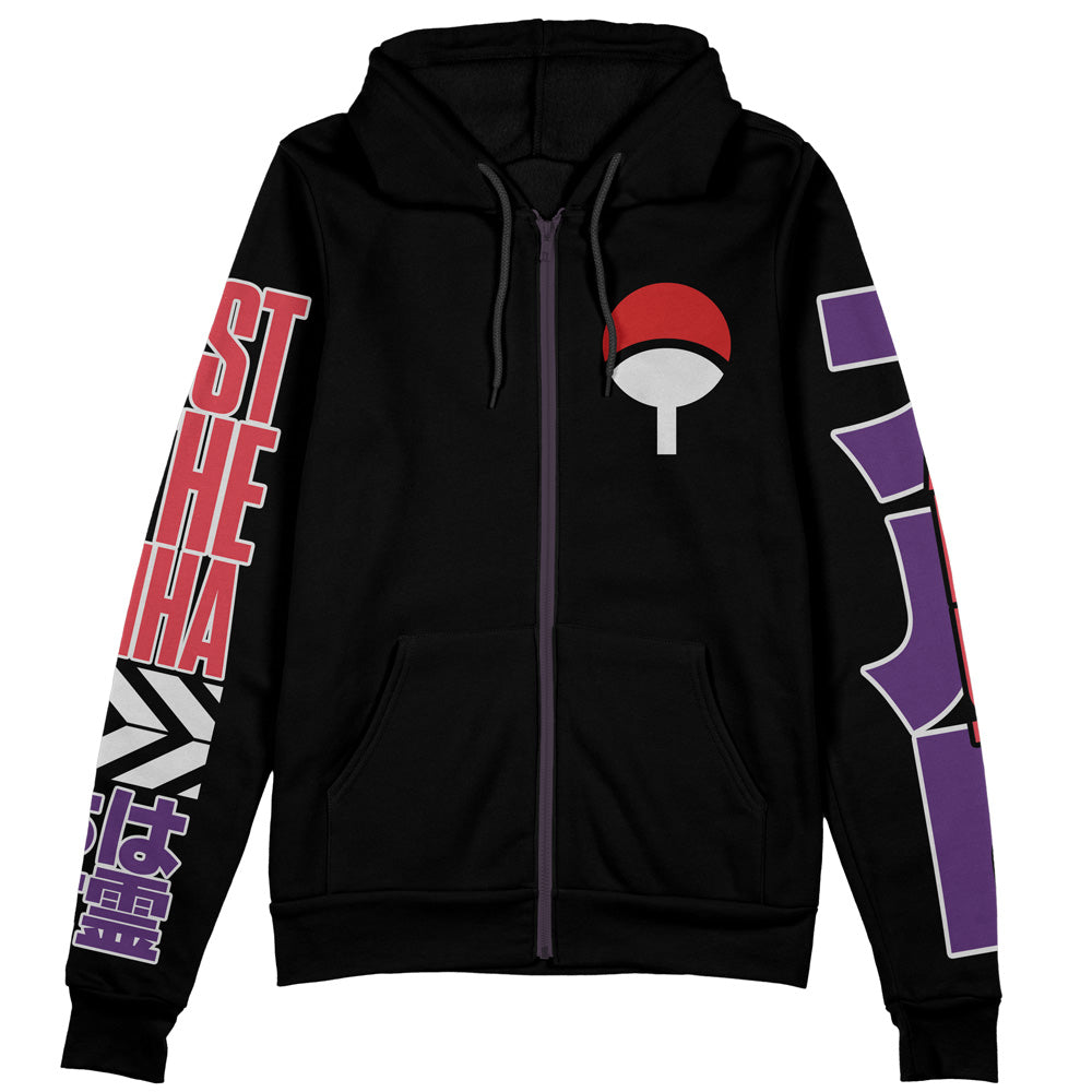 Uchiha Madara Shippuden Streetwear Zip Hoodie Jacket