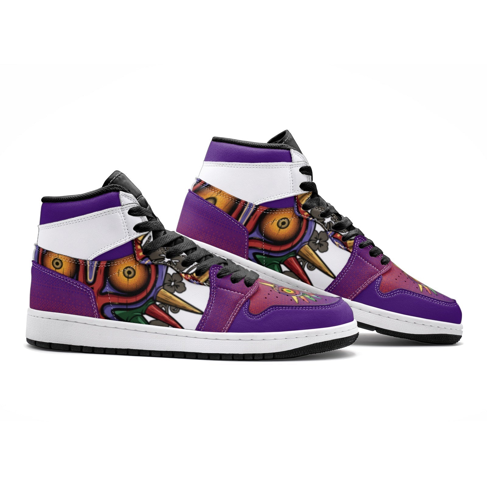 Majora's Mask Colors Zelda Mid 1 Basketball Shoes