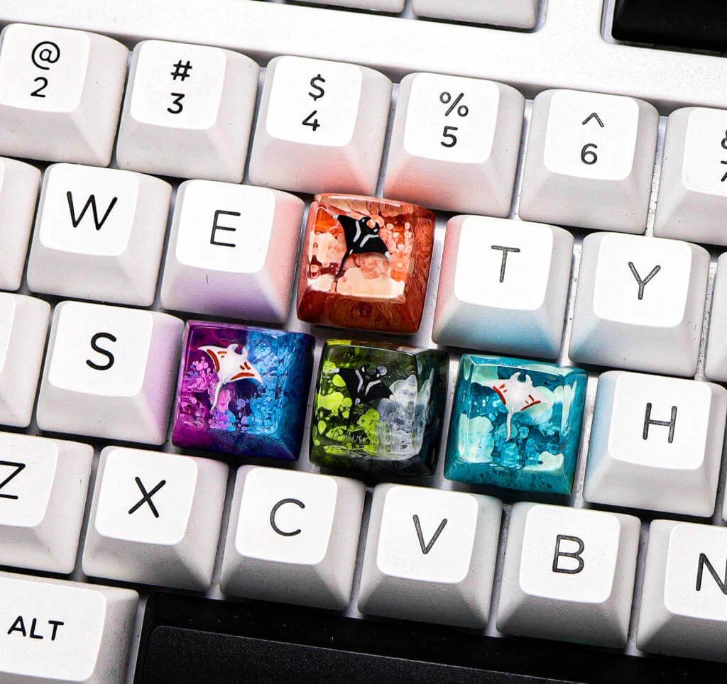 Manta Rays keycap - Hirosart