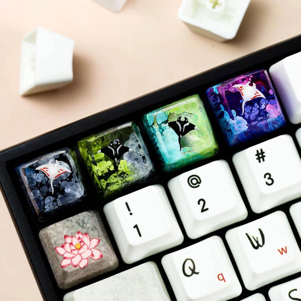 Manta Rays keycap - Hirosart