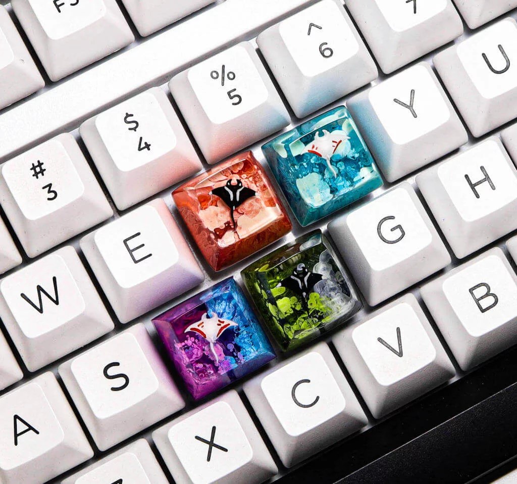 Manta Rays keycap - Hirosart