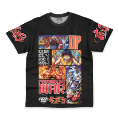Marineford War One Piece Streetwear T-Shirt