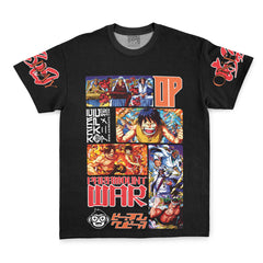 Marineford War One Piece Streetwear T-Shirt
