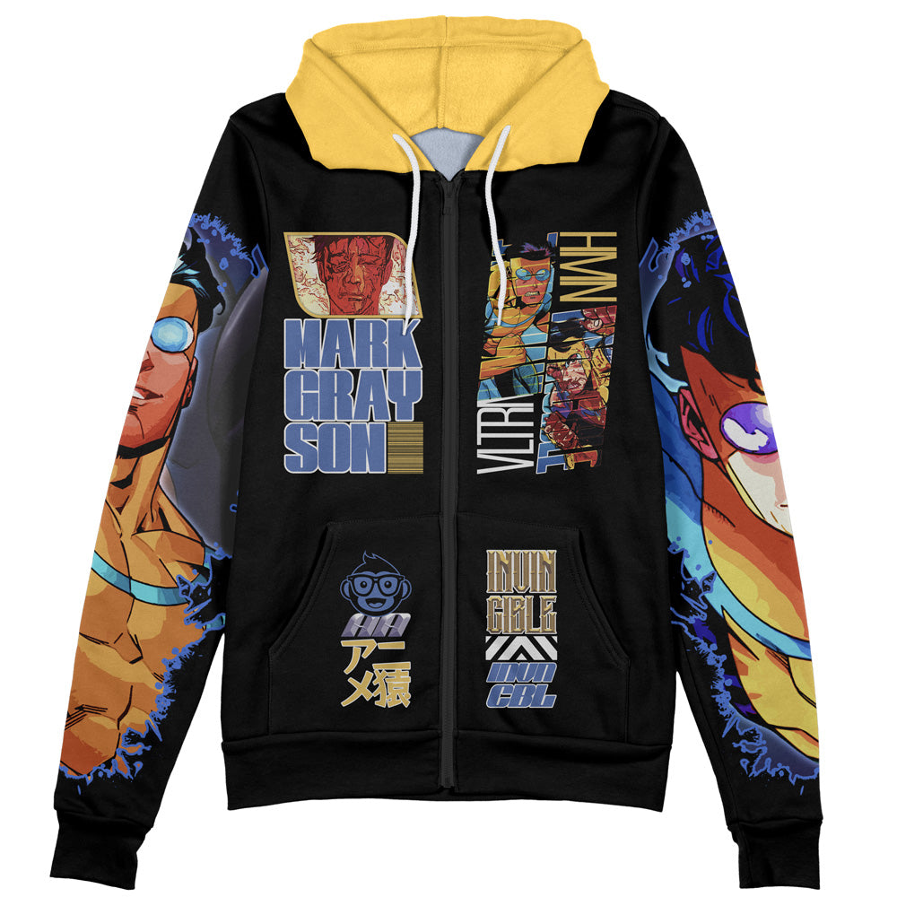 Mark Grayson Invincible Streetwear Zip Hoodie Jacket