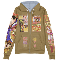 Mecha-Ude Streetwear Zip Hoodie Jacket