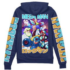 Mega Man" Streetwear Zip Hoodie Jacket