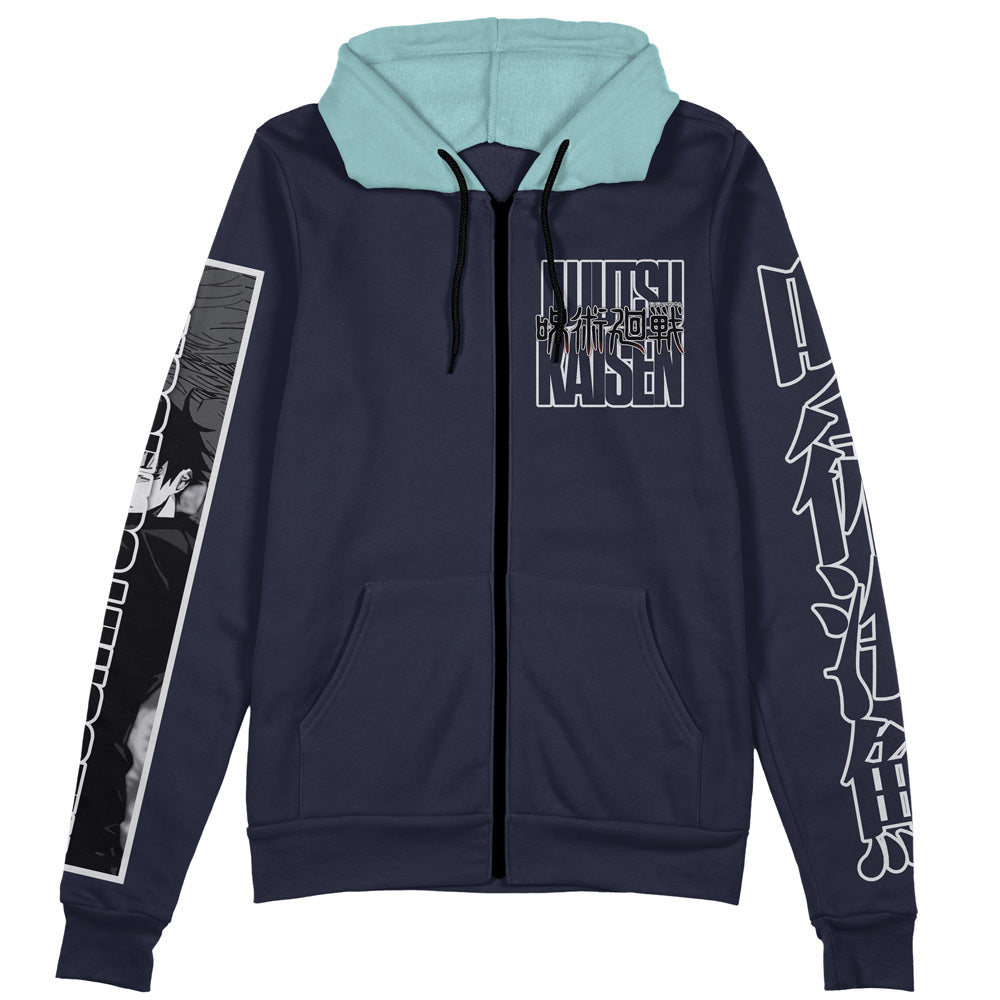 Fushiguro Megumi Jujutsu Kaisen Streetwear Zip Hoodie Jacket