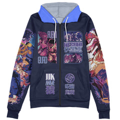 Fushiguro Megumi V2 Jujutsu Kaisen Streetwear Zip Hoodie Jacket