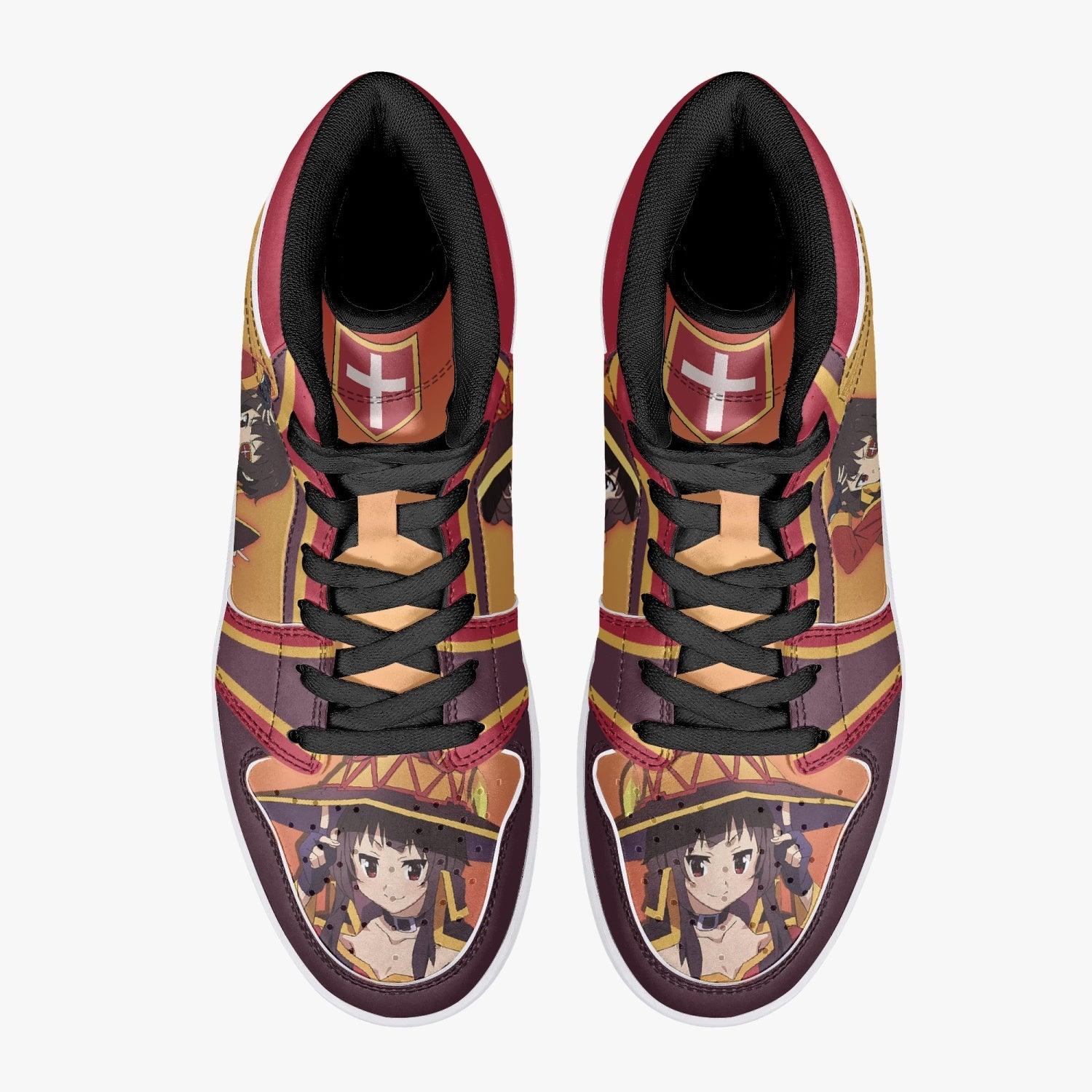 Megumin Konosuba Mid 1 Basketball Shoes for Kids