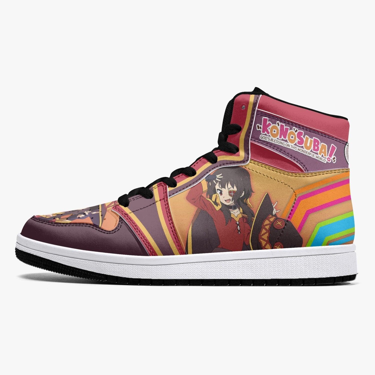 Megumin Konosuba Mid 1 Basketball Shoes for Kids