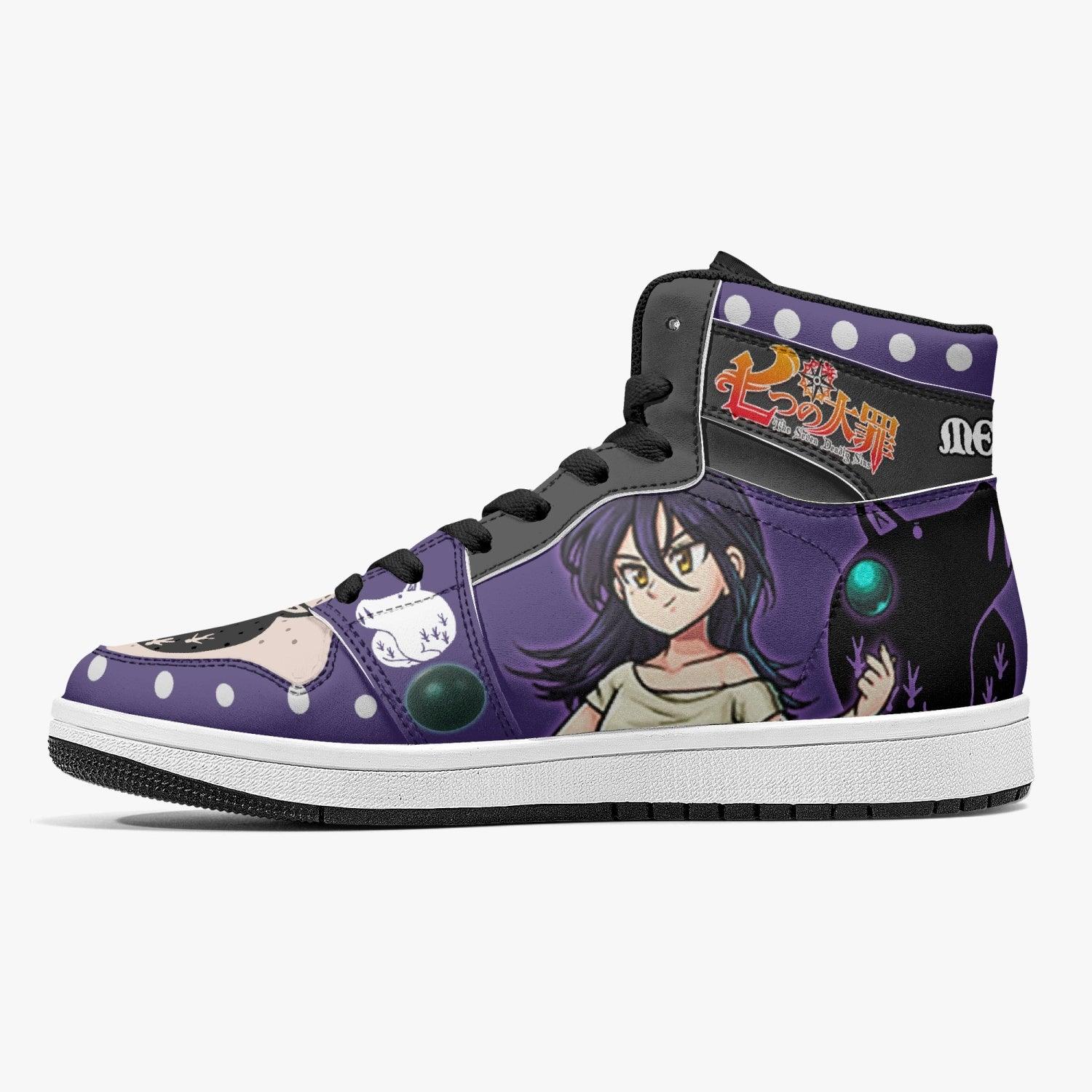 Merlin True Form Seven Deadly Sins Mid 1 Basketball Shoes for Kids