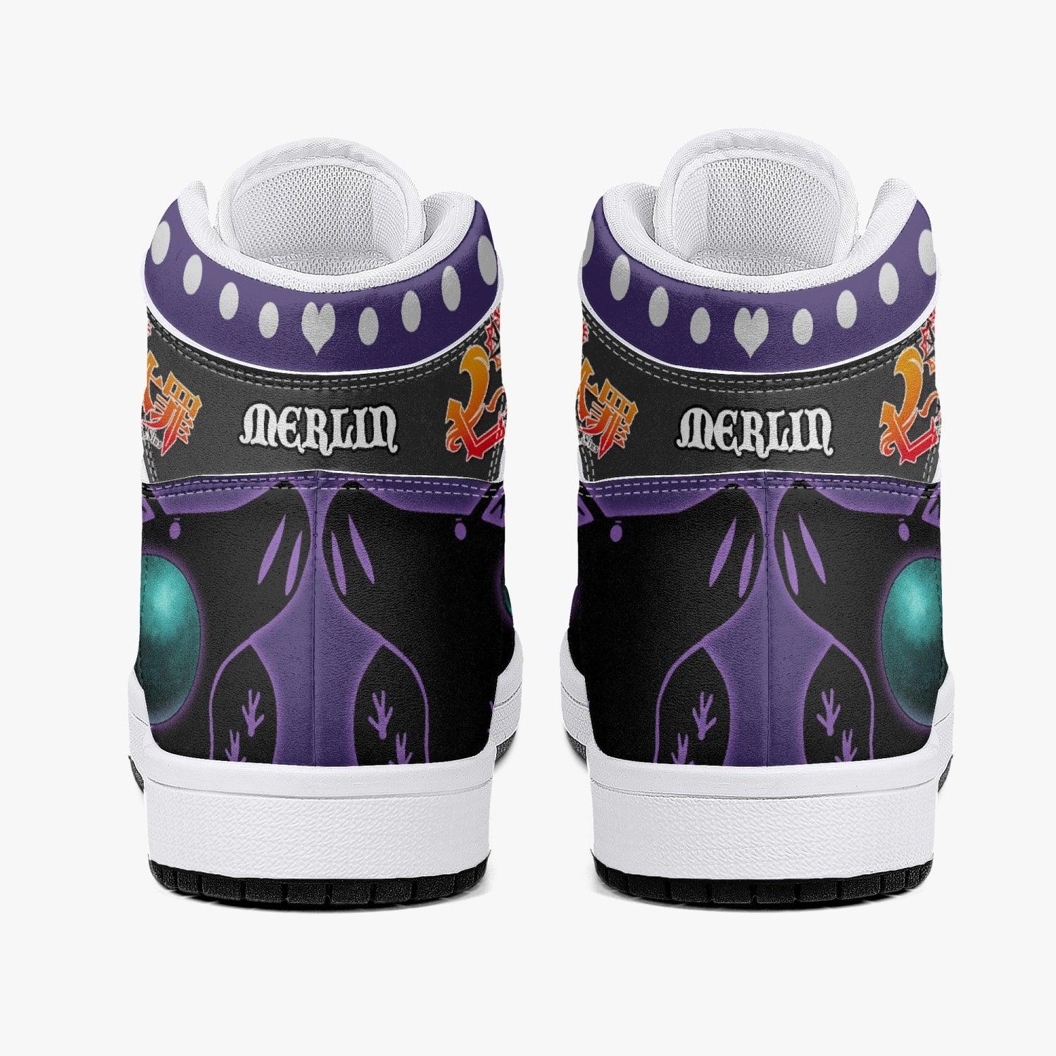 Merlin True Form Seven Deadly Sins Mid 1 Basketball Shoes for Kids