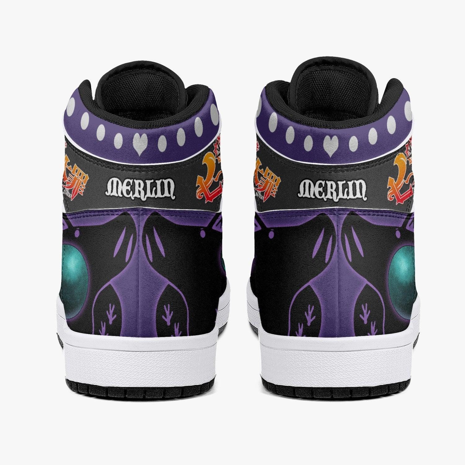 Merlin True Form Seven Deadly Sins Mid 1 Basketball Shoes for Kids