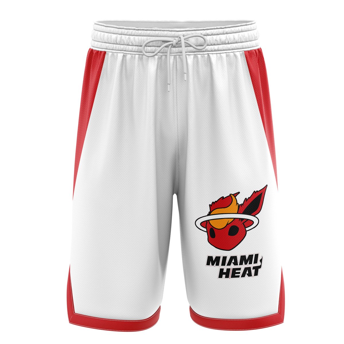 Miami Heat Flareon Pokemon Basketball Shorts