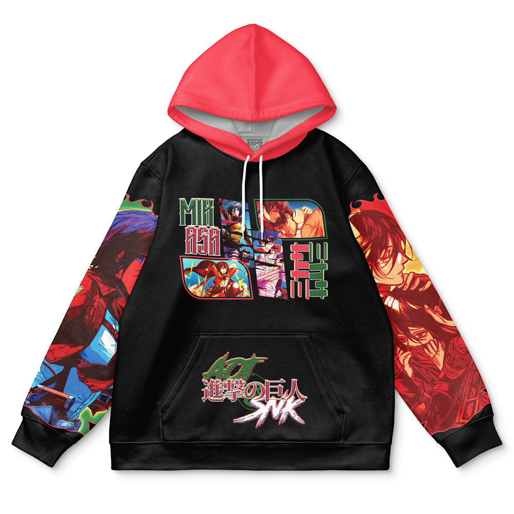 Mikasa Ackerman Attack on Titan Streetwear Hoodie