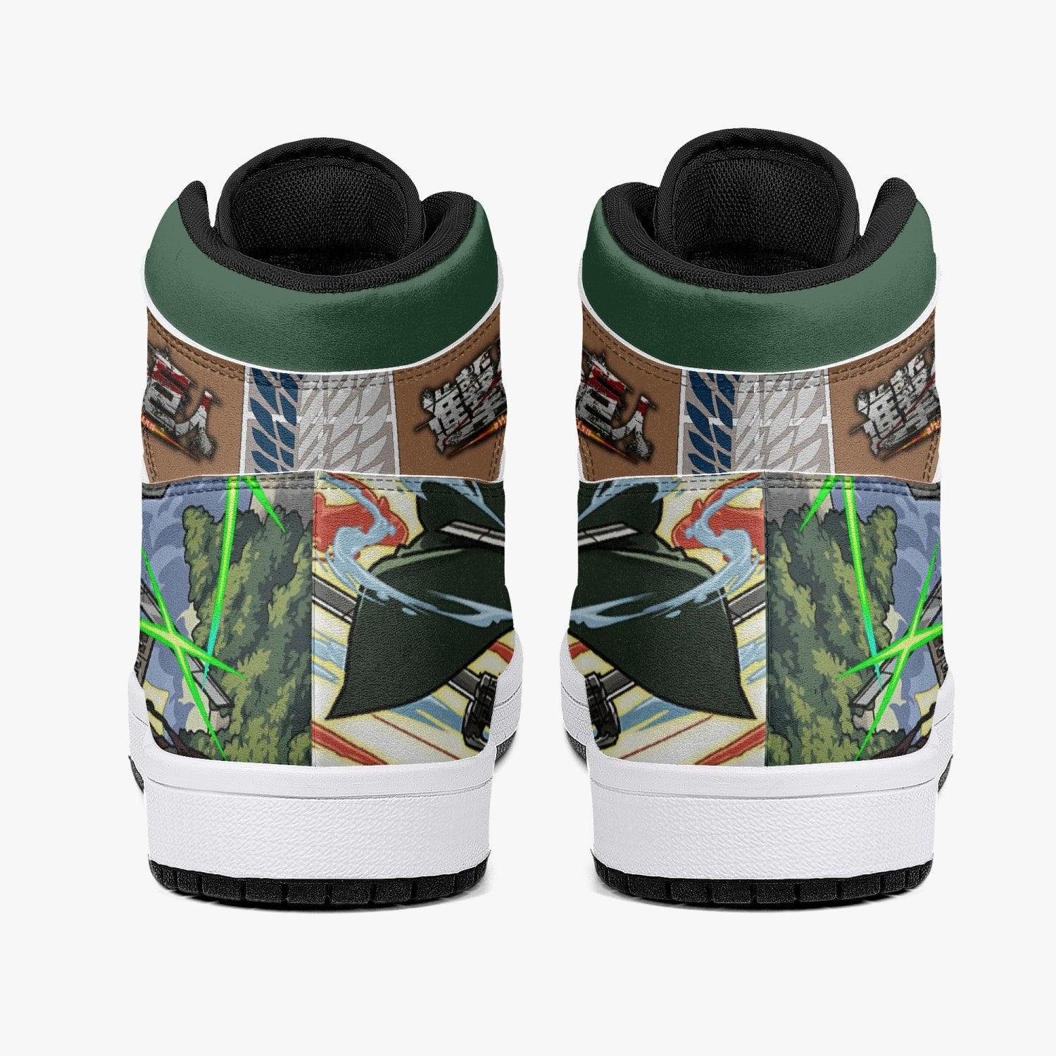 Mikasa Ackerman Survey Corps Shingeki no Kyojin V2 Mid 1 Basketball Shoes