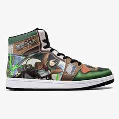 Mikasa Ackerman Survey Corps Shingeki no Kyojin V2 Mid 1 Basketball Shoes