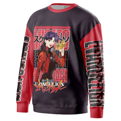 Misato Katsuragi Neon Eva Streetwear Sweatshirt
