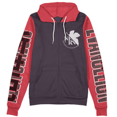 Misato Katsuragi Eva Streetwear Zip Hoodie Jacket