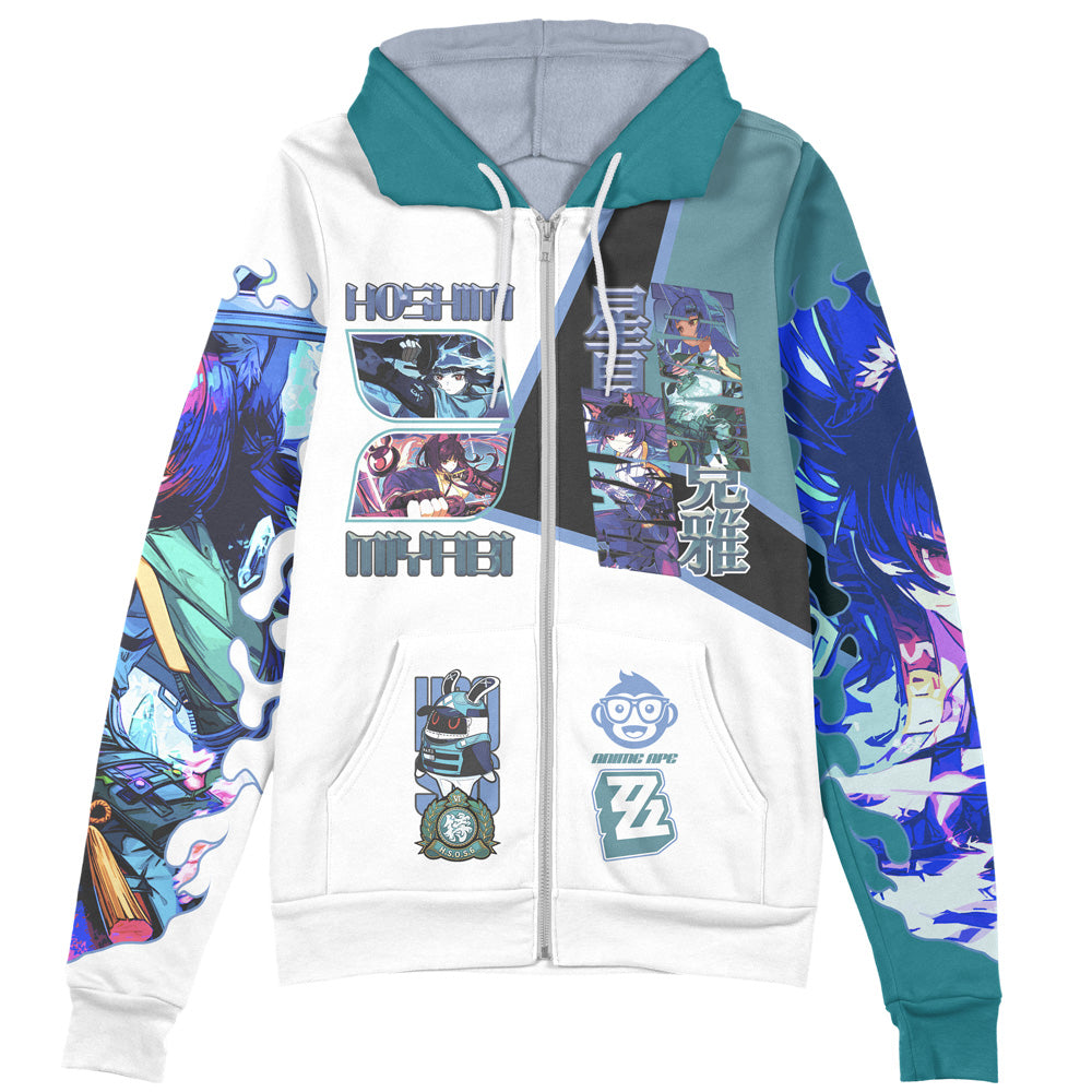 Hoshimi Miyabi Zenless Zone Zero Streetwear Zip Hoodie Jacket