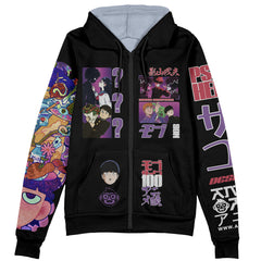 Shigeo Kageyama V4 Mob Psycho 100 Streetwear Zip Hoodie Jacket