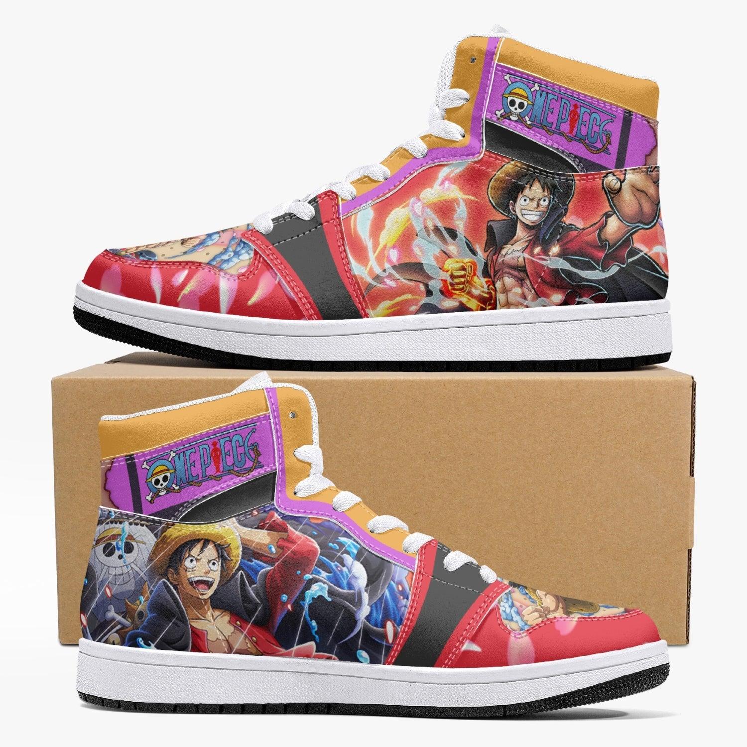 Monkey D. Luffy Armament Haki Ryuo One Piece Mid 1 Basketball Shoes