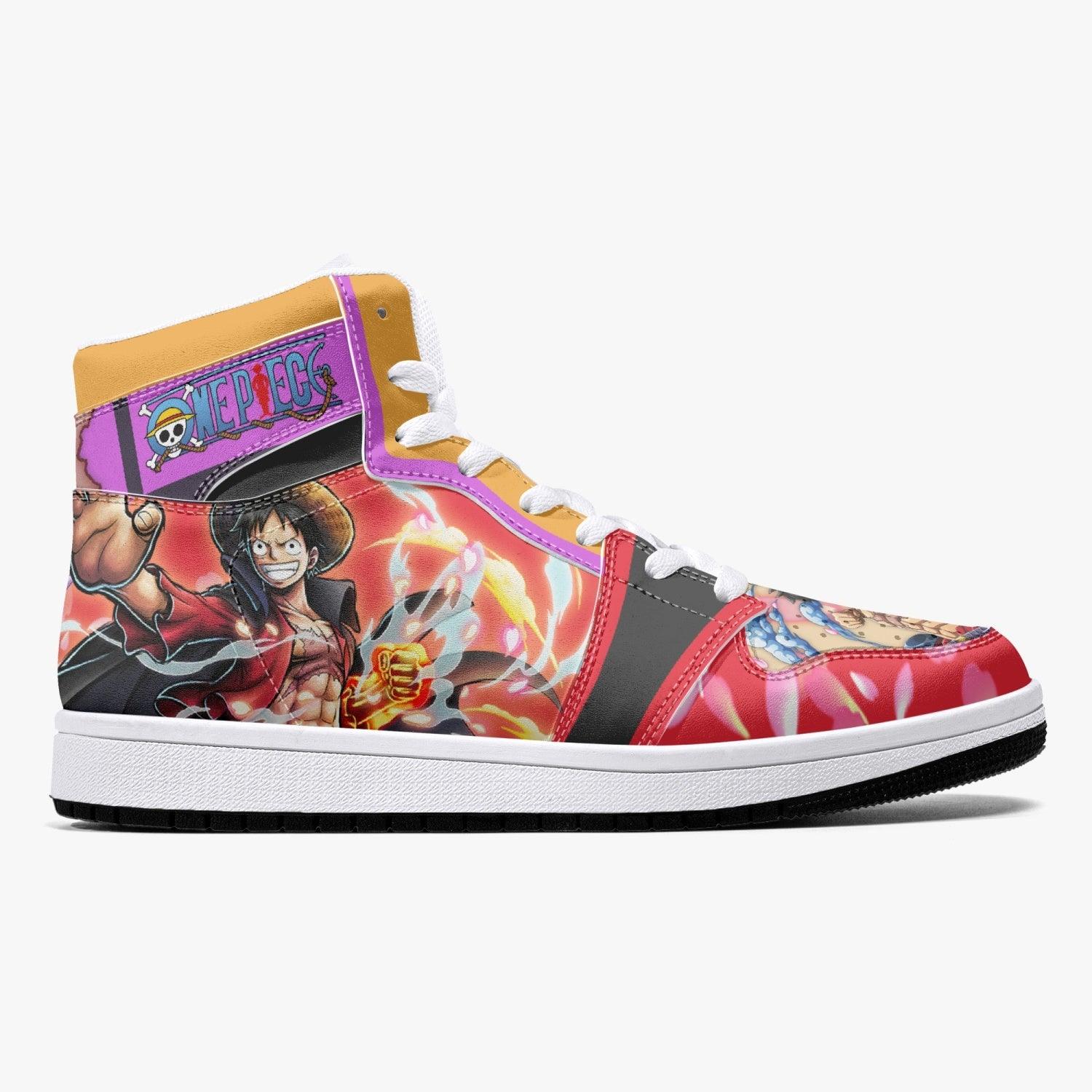 Monkey D. Luffy Armament Haki Ryuo One Piece Mid 1 Basketball Shoes