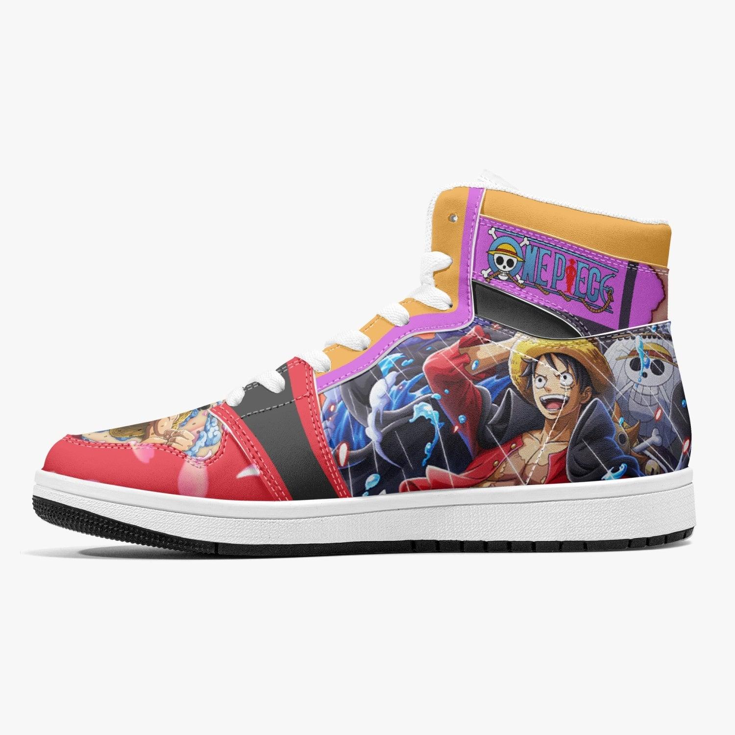 Monkey D. Luffy Armament Haki Ryuo One Piece Mid 1 Basketball Shoes