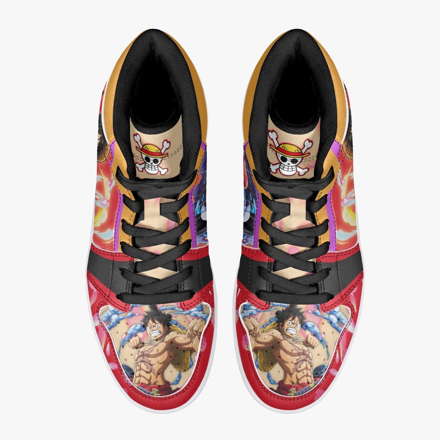 Monkey D. Luffy Armament Haki Ryuo One Piece Mid 1 Basketball Shoes