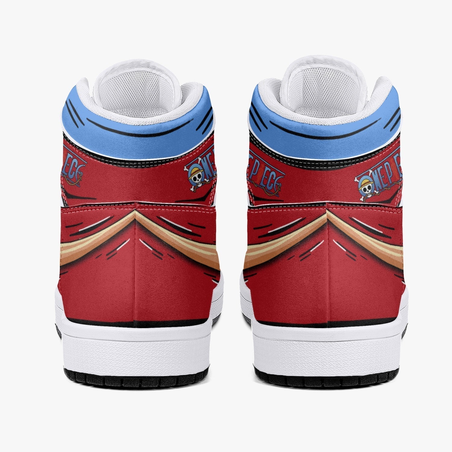 Monkey D. Luffy Fist One Piece Mid 1 Basketball Shoes for Kids