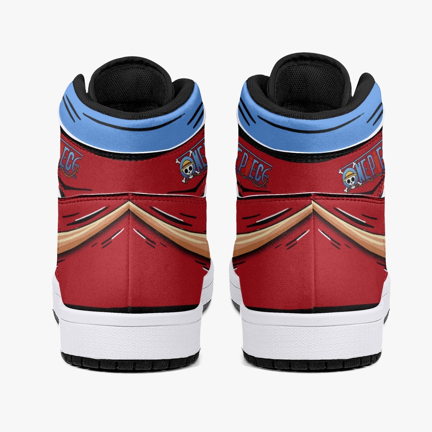 Monkey D. Luffy Fist One Piece Mid 1 Basketball Shoes for Kids