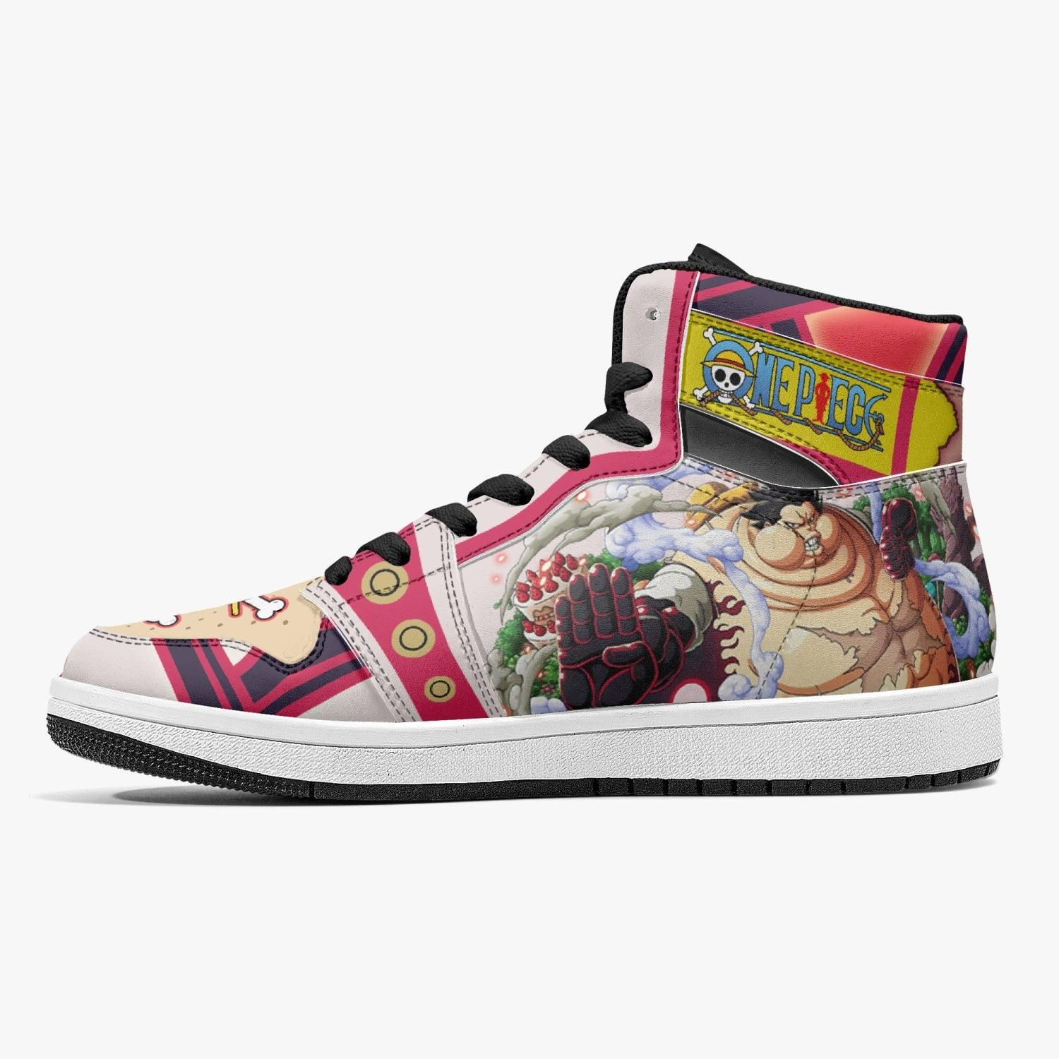 Monkey D. Luffy Gear 4th Tank Man One Piece Mid 1 Basketball Shoes